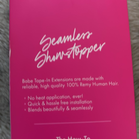 BNIB BABE SEAMLESS TAPE IN HAIR EXTENSIONS - Picture 5 of 5